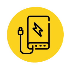 Icone powerbank super husky