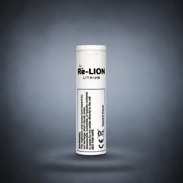 Cellule lithium-ion 18650 Re-Lion Factory testée et reconditionnée en France